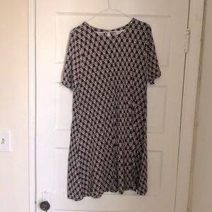 LOFT thistle floral print dress